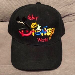Walt Disney World Black Baseball Cap